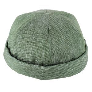 Wigens Men's Denim Linen Docker Cap